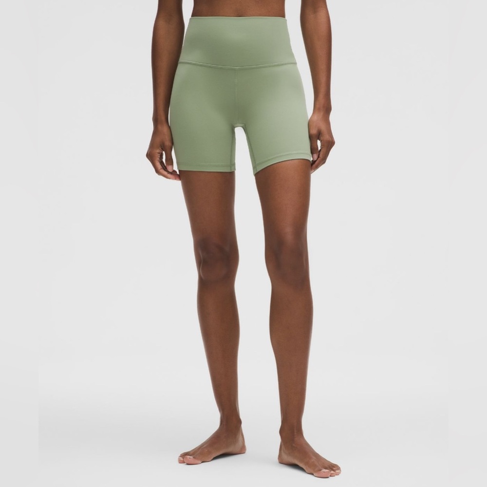 Lululemon Align High-Rise Short 6" DESERT GREEN - Size 8